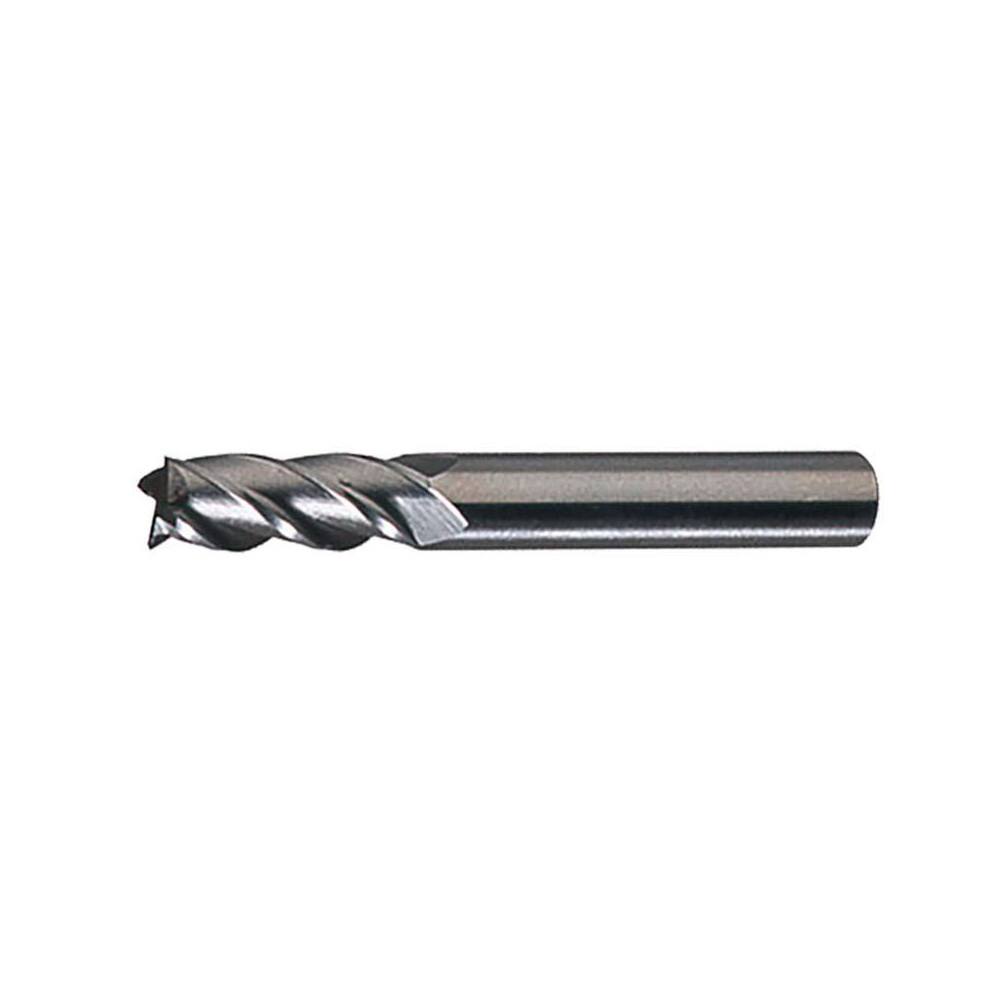 Cleveland C40877 Square End Mill: 5/64 Dia, 15/64 LOC, 3/16 Shank Dia, 1-1/2 OAL, 4 Flutes, High Speed Steel 