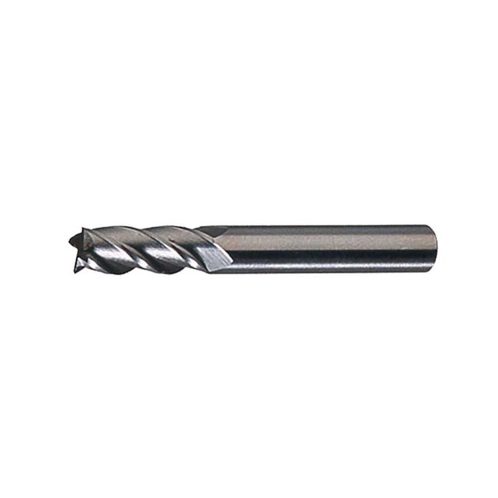 Cleveland C40877 Square End Mill: 5/64 Dia, 15/64 LOC, 3/16 Shank Dia, 1-1/2 OAL, 4 Flutes, High Speed Steel Image