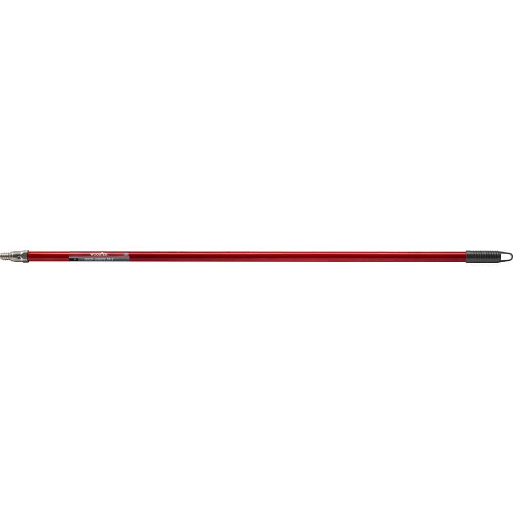 Paint Roller Extension Poles; Connection Type: Threaded ; Lock Type: None ; Material: Steel ; Minimum Length: 4ft ; Maximum Length: 4.00 ; Color: Red