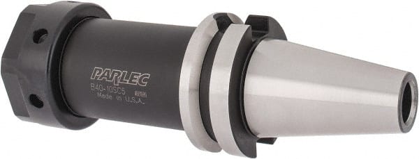 Parlec B40-10SC5 Collet Chuck: 0.79 to 25.4 mm Capacity, Single Angle Collet, Taper Shank 