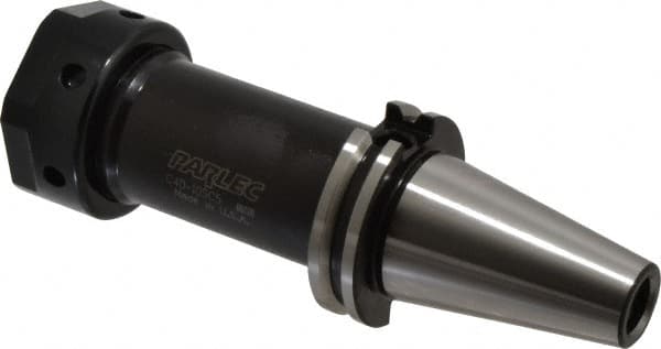 Parlec C40-10SC5 Collet Chuck: 0.031 to 1" Capacity, Single Angle Collet, Taper Shank 