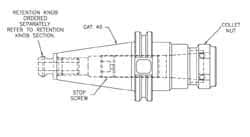 Parlec C50-15SC7 Collet Chuck: 0.484 to 1.5" Capacity, Single Angle Collet, Taper Shank Image