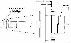 Face Mill Holder: CAT50, 2-1/2" Pilot Dia