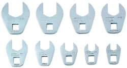 9 Piece 3/8" Drive Open End Crowfoot Wrench Set