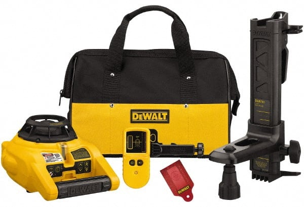 Åben computer tyngdekraft DeWALT - 100' (Interior) & 600' (Exterior) Measuring Range, 1/4″ at 100' &  2mm at 10m Accuracy, Self-Leveling Rotary Laser with Detector - 08162935 -  MSC Industrial Supply