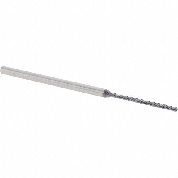 3//4/" SOLID CARBIDE 4 FLUTE SINGLE BALL END MILL TIALN COATED BY NIAGARA CUTTER