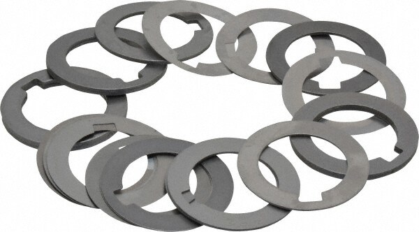 1 Inch Inside Diameter, 1-1/2 Inch Outside Diameter, 1/4 Inch Keyway Width, Steel Machine Tool Arbor Spacer Set