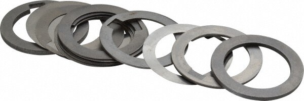 1-1/4 Inch Inside Diameter, 1-3/4 Inch Outside Diameter, 5/16 Inch Keyway Width, Steel Machine Tool Arbor Spacer Set
