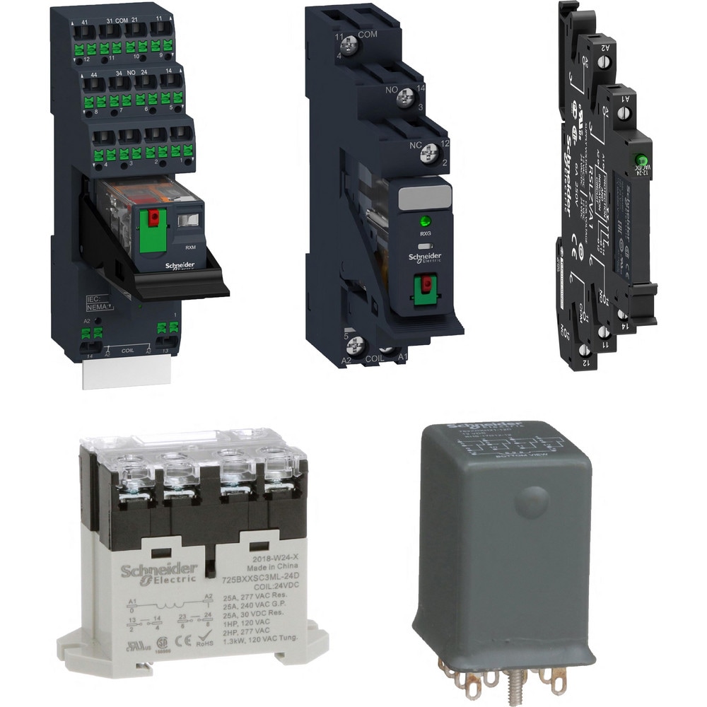 General Purpose Relays; Relay Type: Standard ; Coil Voltage: 1.1 ; Control Circuit Voltage: 24VDC ; Terminal Type: Plug-in ; Socket Connection Type: Faston Pin ; Amperage: 5.0000