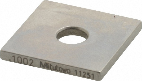 Mitutoyo 614122-531 0.1002" Square Steel Gage Block Image