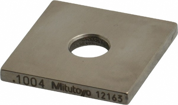 0.1004" Square Steel Gage Block