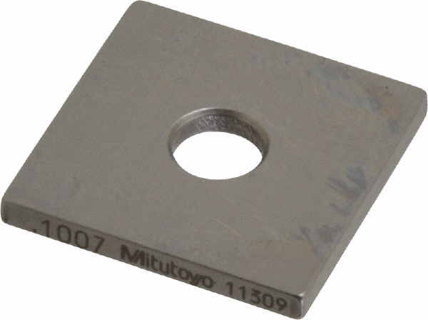 0.1007" Square Steel Gage Block