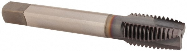 OSG 2892908 Spiral Point Tap: M16 x 2, Metric Coarse, 3 Flutes, Plug, 6H, Vanadium High Speed Steel, TiCN Finish Image