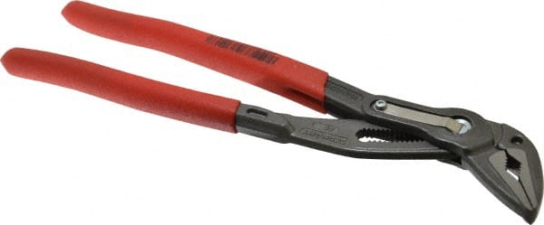 Tongue & Groove Plier: 1-1/4" Cutting Capacity, Self-Gripping Jaw