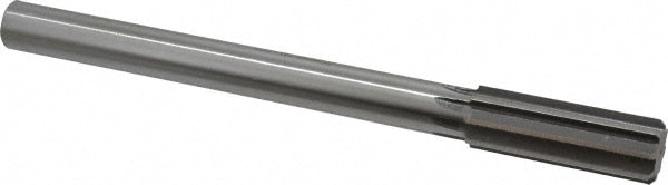 Made in USA 433-0.9219 Chucking Reamer: 59/64" Dia, 10" OAL, 2-5/8" Flute Length, Straight Shank, High Speed Steel Image