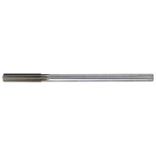 Made in USA 433-0.6330 Chucking Reamer: 0.633" Dia, 9" OAL, 2-1/4" Flute Length, Straight Shank, High Speed Steel Image