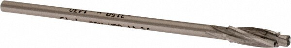 Solid Pilot Counterbore: 0.218" Dia, 0.143" Pilot, 4 Flutes
