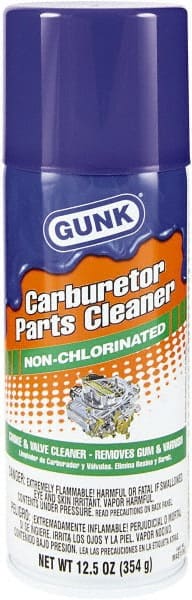 Carburetor Parts Cleaner: 12.5 oz, Aerosol Can