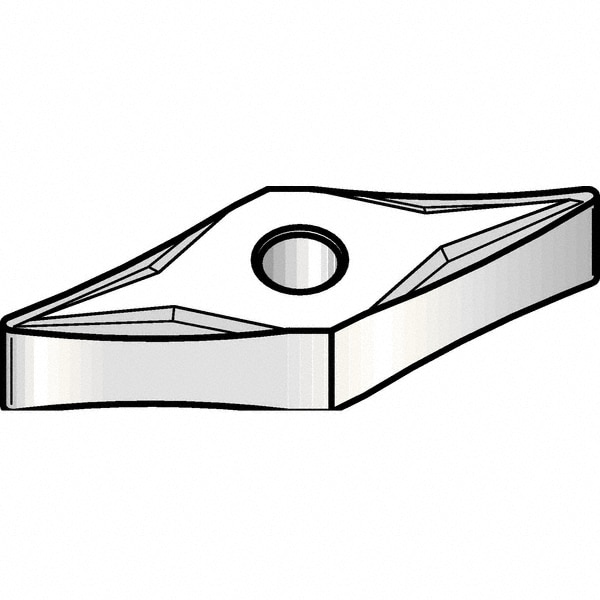 Turning Insert: VNMP331K KCP10B, Solid Carbide