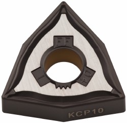Turning Insert: WNMG431FF KCP10, Solid Carbide