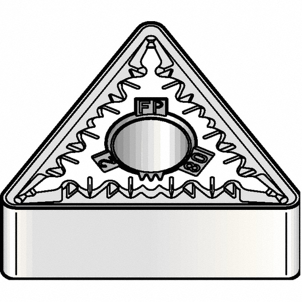 Turning Insert: TNMG431FP KCM15, Solid Carbide