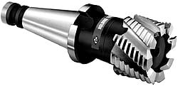 Shell Mill Holder: QC30, Taper Shank