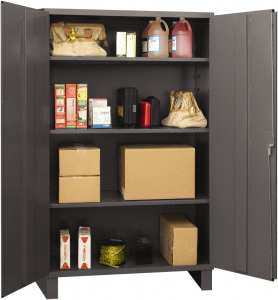 Durham JC-482478-3S-95 Locking Storage Cabinet: 48" Wide, 24" Deep, 72" High Image