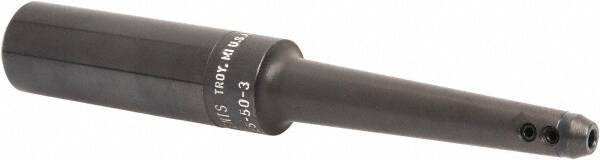 End Mill Holder: 3/4" Shank Dia, Weldon Flat Straight Shank, 1/8" Hole