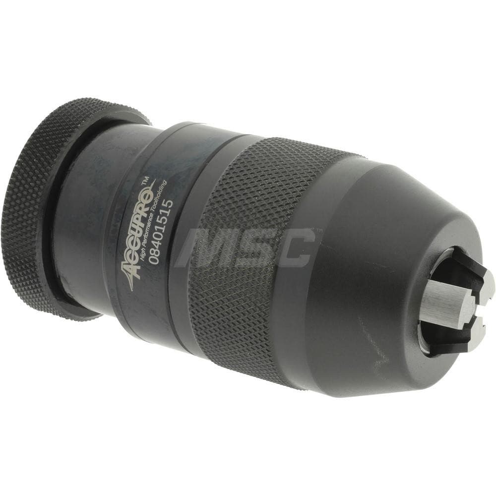 Accupro CKS130902 Drill Chuck: 1/16 to 1/2" Capacity, Threaded Mount, 3/8-24 Image