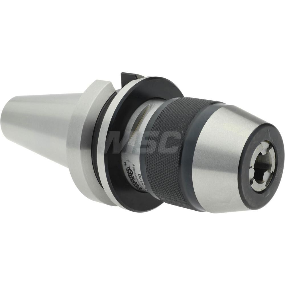 Accupro NP0134020 Drill Chuck: 1/32 to 1/2" Capacity, Integral Shank Mount, BT40 Image