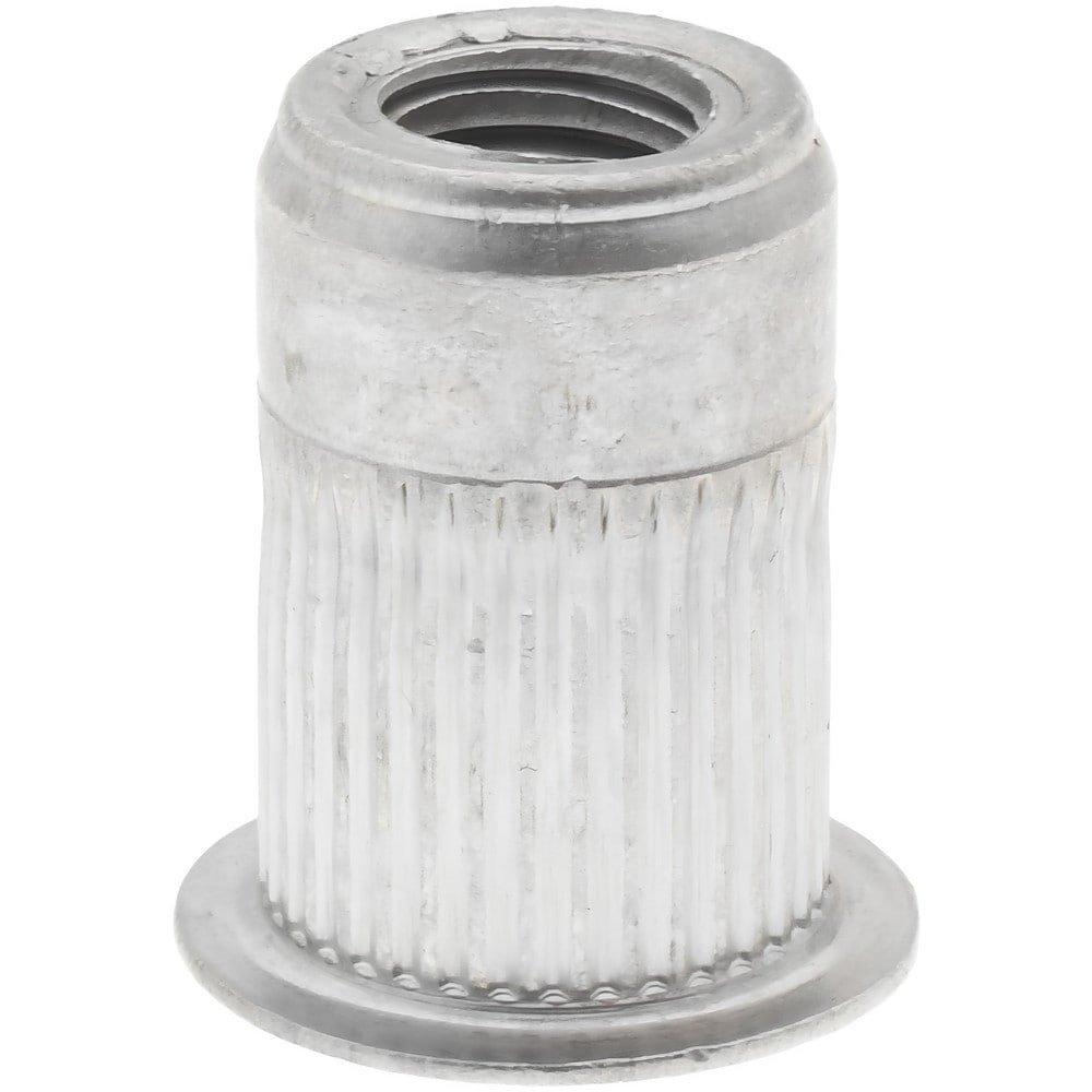 5/16-18, 0.53 Insert Diam, 0.805" OAL, Knurled Body Open End Threaded Insert