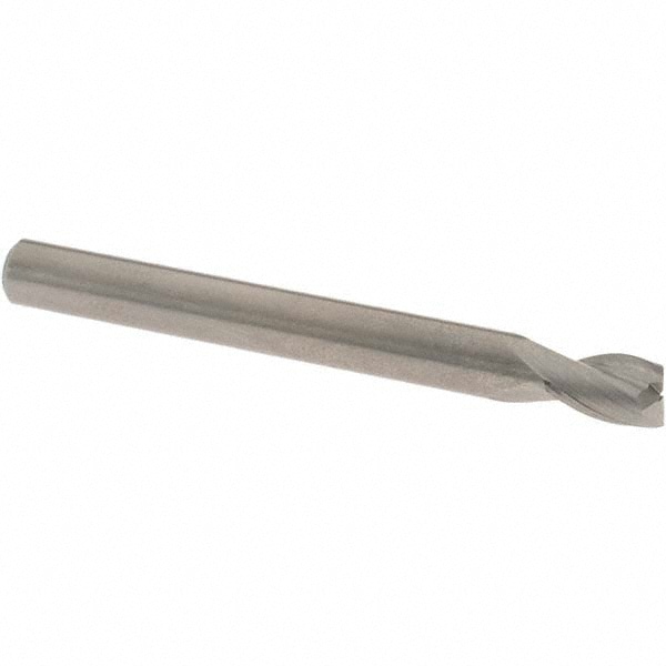 OSG 20211700 Square End Mill: 1/4 Dia, 3/8 LOC, 1/4 Shank Dia, 2-1/2 OAL, 2 Flutes, Solid Carbide Image