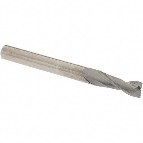 OSG 20221700 Square End Mill: 1/4 Dia, 3/4 LOC, 1/4 Shank Dia, 2-1/2 OAL, 2 Flutes, Solid Carbide Image