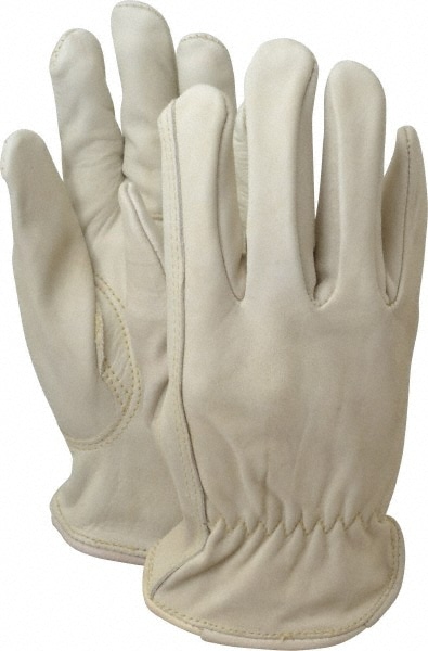 Work Gloves: Size Small, NotLined, Pigskin Leather, General Purpose