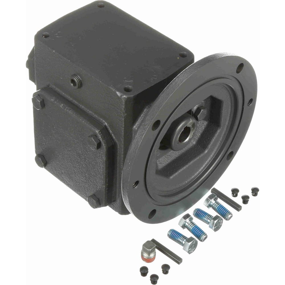 Morse 206Q56R20 Speed Reducer: C-Face, 2.06" Center to Center Shaft, 20:1, 3/4 hp Max Input, Worm Gear 