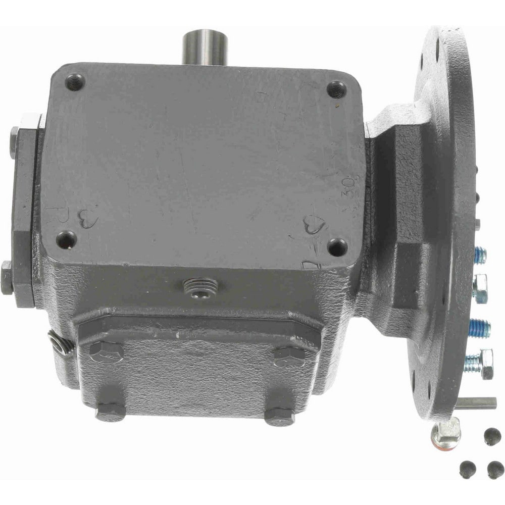 Speed Reducer: C-Face, 1.75" Center to Center Shaft, 30:1, 3/4 hp Max Input, Worm Gear