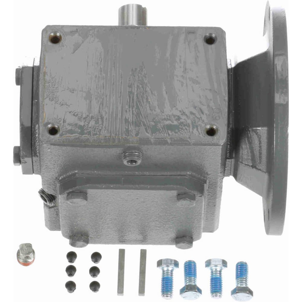 Morse 175Q56R60 Speed Reducer: C-Face, 1.75" Center to Center Shaft, 60:1, 3/4 hp Max Input, Worm Gear Image