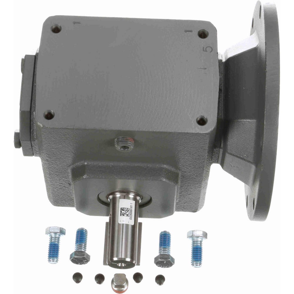 Speed Reducer: C-Face, 1.75" Center to Center Shaft, 5:1, 2 hp Max Input, Worm Gear