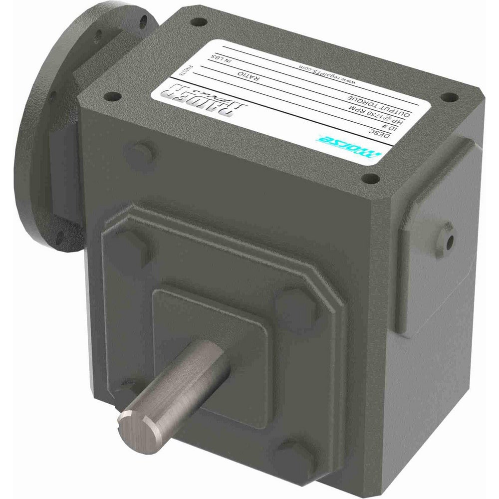 Morse 300Q56LR60 Speed Reducer: C-Face, 3" Center to Center Shaft, 60:1, 3/4 hp Max Input, Worm Gear 