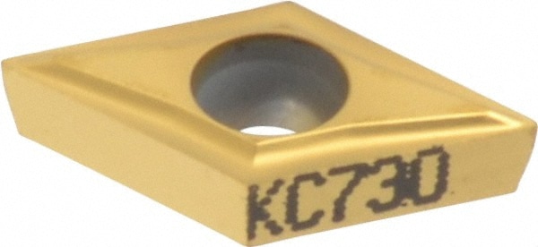 Kennametal 1161872 DCGT21.50LF KC730 Carbide Turning Insert Image