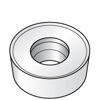 Turning Insert: RCGT1204M0HP KC5025, Solid Carbide