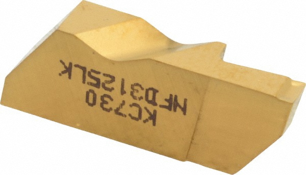 Kennametal 1112906 Grooving Insert: NFD3125K KC730, Solid Carbide Image