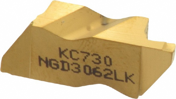 Kennametal 1114340 Grooving Insert: NGD3062K KC730, Solid Carbide Image