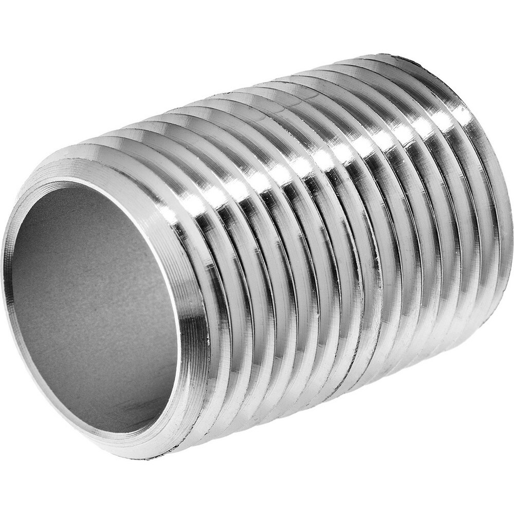 USA Industrials Stainless Steel Pipe Nipple 1 4 Pipe 7 8 OAL 