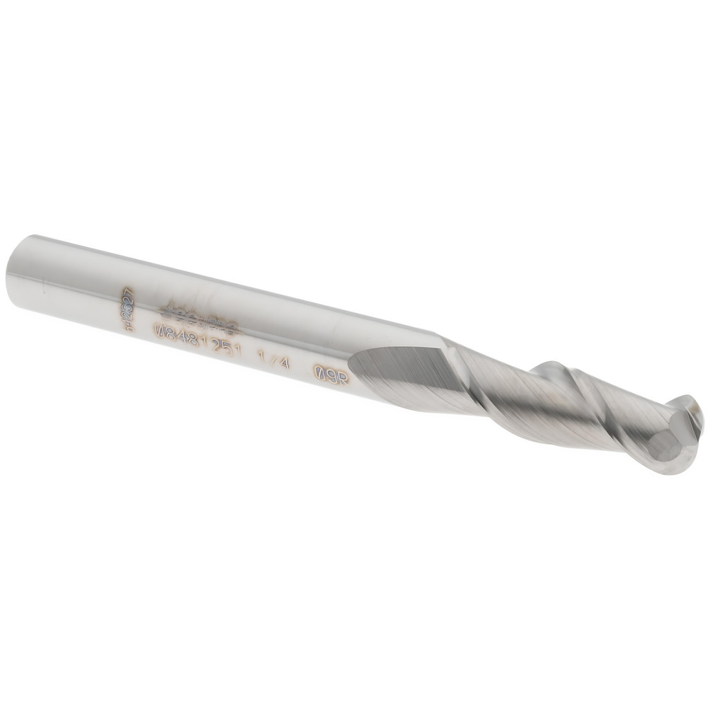msc/001+α Accupro - Corner Radius End Mill: 1/4