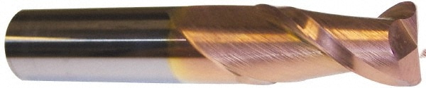 Accupro 12176828 Corner Radius End Mill: 1" Dia, 1-3/4" LOC, 0.01" Radius, 2 Flutes, Solid Carbide Image