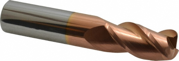 5/8" 4 Flute Solid Carbide End Mill - Variable Helix, AlTiN Coated, 1-1/2" LOC