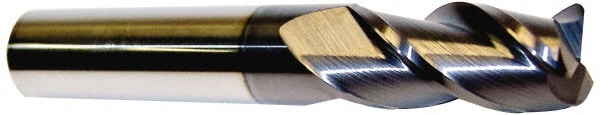 Accupro 12182116 Corner Radius End Mill: 5/8" Dia, 1-1/4" LOC, 0.06" Radius, 3 Flutes, Solid Carbide 