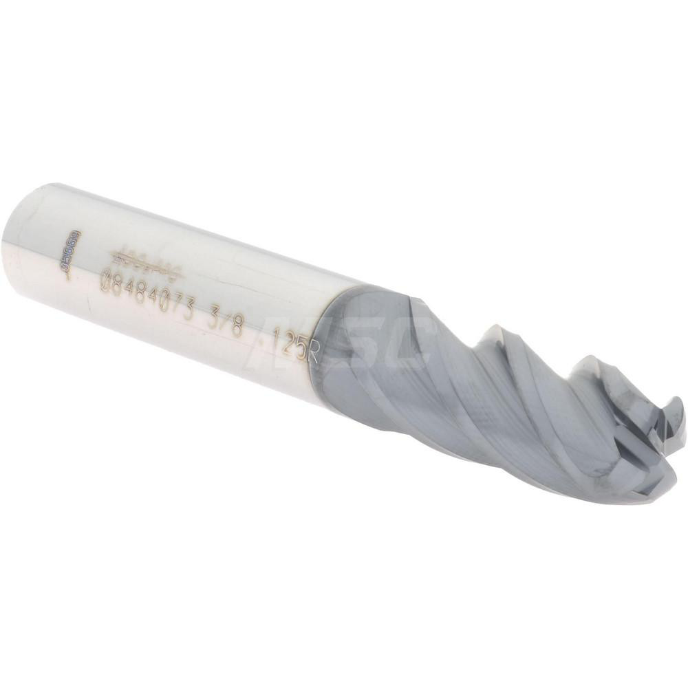 Accupro - Corner Radius End Mill: 3/8