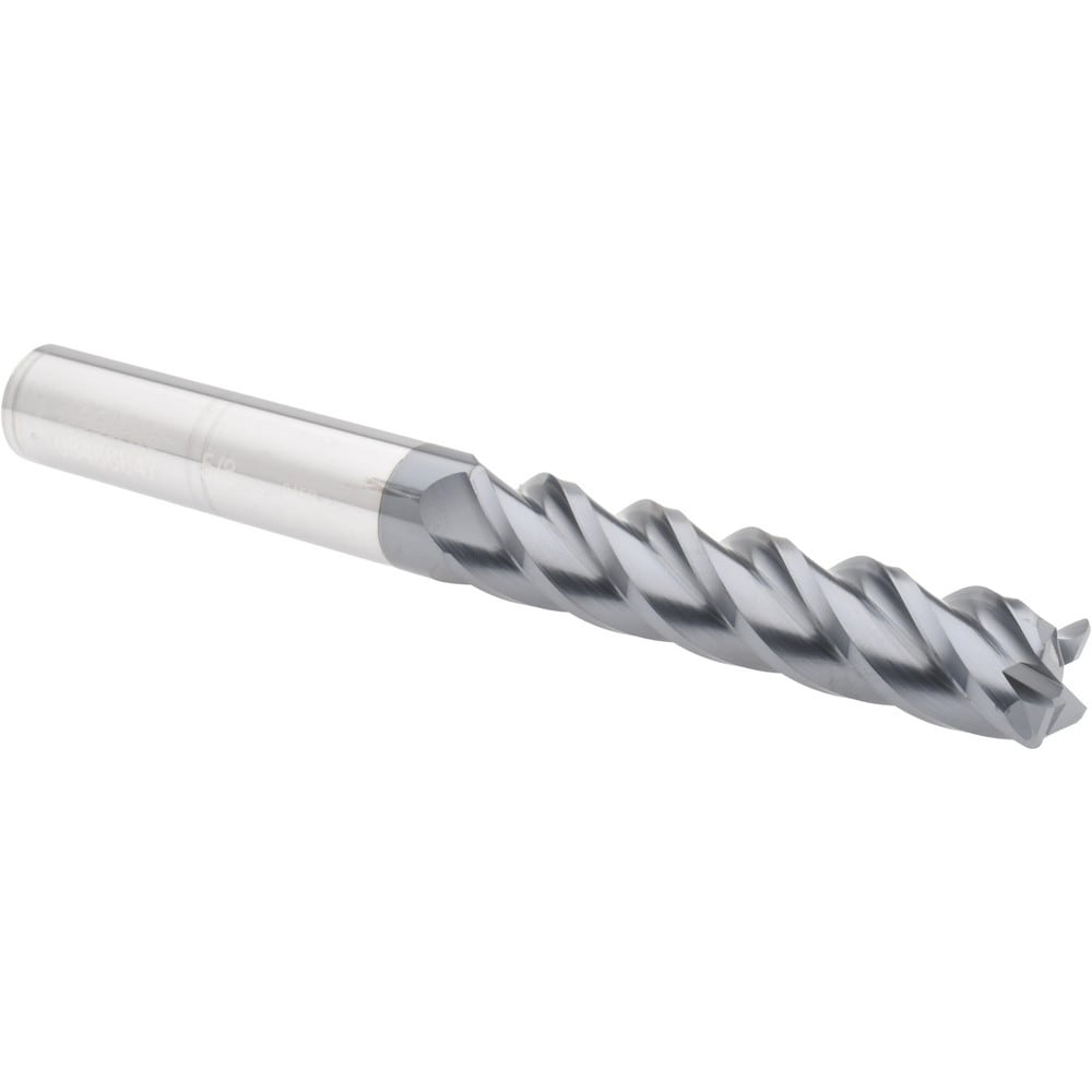 Accupro 12183360 Corner Radius End Mill: 5/8" Dia, 3" LOC, 0.045" Radius, 4 Flutes, Solid Carbide Image